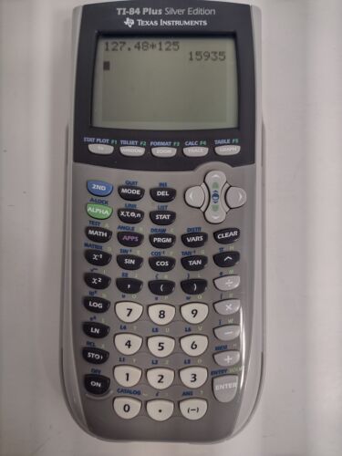 Texas Instruments TI-84 Plus Silver Edition Graphing Calculator