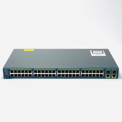 Cisco Systems REF WS-C2960-48TC-L, Catalyst 2960 Series 48 Port Switch