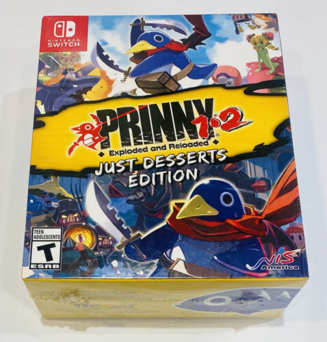 Prinny 1 & 2 Exploded and Reloaded Just Desserts Edition Nintendo Switch NEW