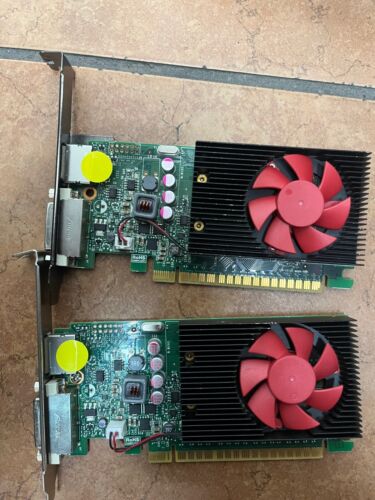 2 lot HP GeForce GT730 2GB PCIe Video Graphics 918360-001  high Profile