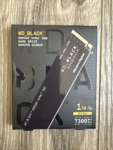 WD_BLACK SN850X 1TB M.2 2280 PCIe NVMe Internal SSD – WDS100T2X0E