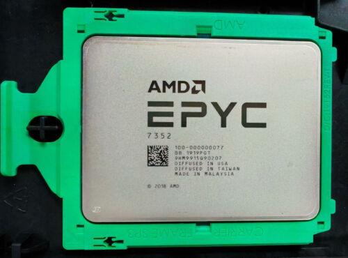 AMD epyc 7352 24-core 48-thread 2.30GHz up to 3.20GHz 128MB 155w CPU processor