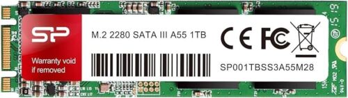 Silicon Power 1TB A55 M.2 SSD SATA III Solid State Drive 2280 SU001T -tray