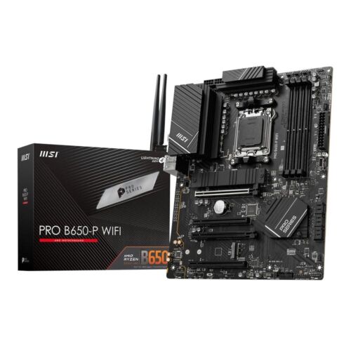 MSI PRO B650-P WIFI (Socket AM5) USB 3.2 AMD ATX Motherboard