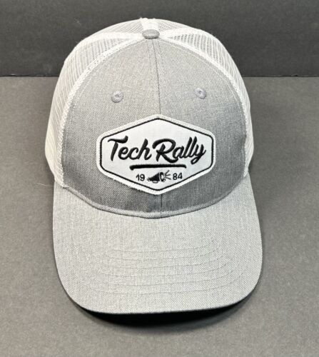 TECH RALLY ADJUSTABLE BASEBALL MESH-BACK ADULT TRUCKER HAT CAP DELL INTEL 1984