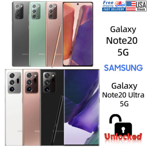 Samsung Galaxy Note20 / Note20 Ultra 5G Unlocked N986U N981U 2 Years Warranty