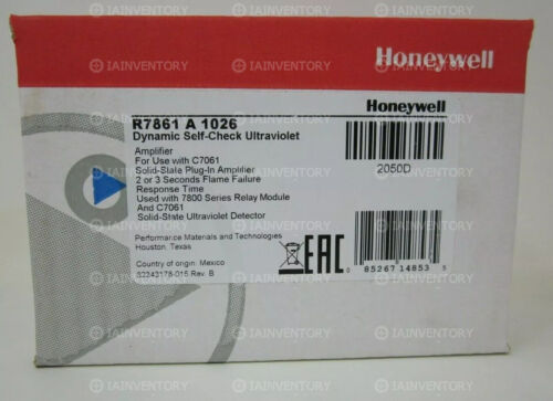 New Genuine HONEYWELL R7861A1026 Ultraviolet Flame Amplifier US Stock