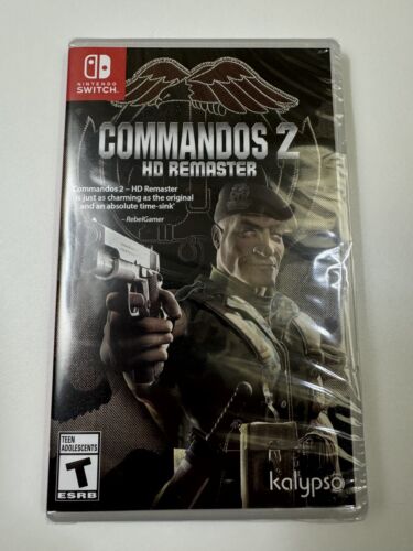 Commandos 2 HD Remaster Nintendo Switch Kalypso Video Game US Version NEW SEALED