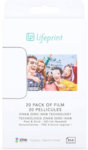 Lifeprint 20 pack of film for Lifeprint Augmented Reality Photo AND Video Pri…