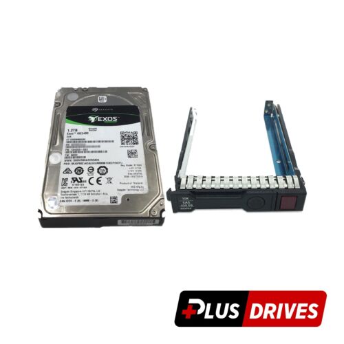 1.2TB SAS ST1200MM0009 Seagate 2.5″ Exos 10E2400 Server HD w/ HP G8 G9 G10 Caddy