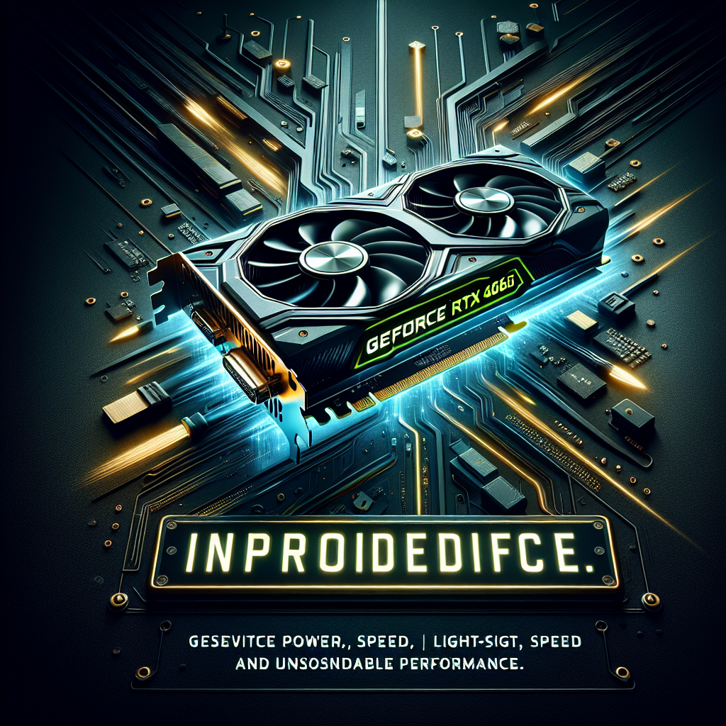 Experience Unparalleled Performance with the GeForce RTX 4060 Ti 8GB: A Must-Have for Gamers