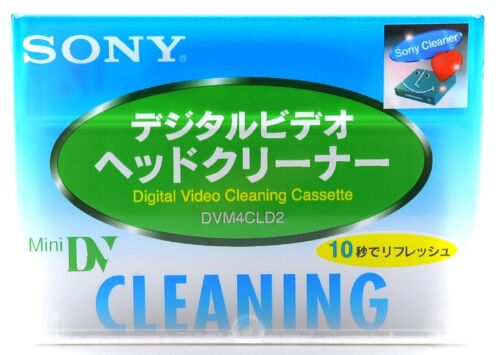 Sony Mini DV Digital Video Cleaning Cassette DVM4CLD2 Camcorder Tapes Cleaner JP