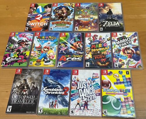 Nintendo Switch Games NSG – PICK & Choose your games – Super Mario Zelda Pokemon