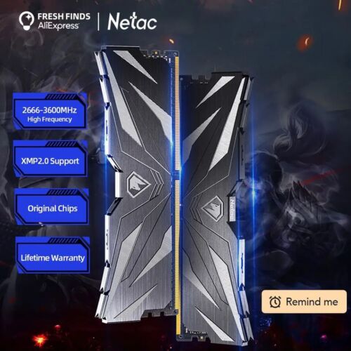 Netac Memoria Ram 16gb DDR5 4800MHz Heat Spreader Dual Channel