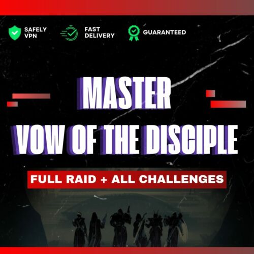 Master Vow Of The Disciple – Full Raid + All Challenges + Adepts XBOX-Psn-Pc