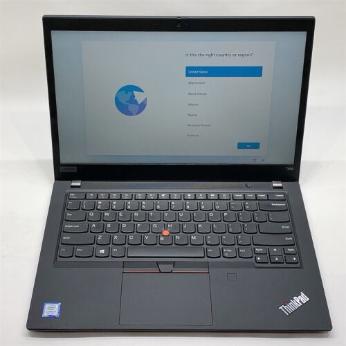 Lenovo ThinkPad T490 Laptop i5 8265U 1.60GHZ 14″ HD 16GB 256GB M.2 Windows 11