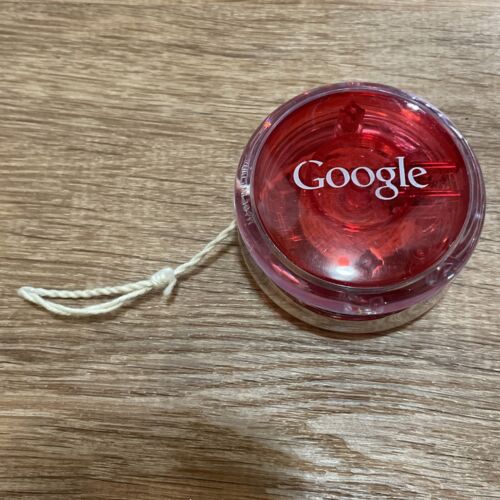 Official Google Alphabet Company Clear Red Yo-Yo Toy Collectible Yo-Yos