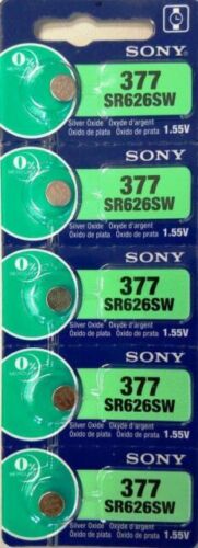 MURATA / SONY 377 SR626SW (2 piece) SR626 V377 Watch Battery US seller