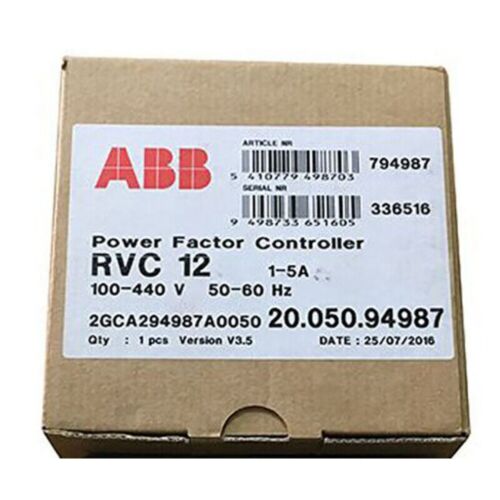 1PC New ABB RVC-12/1-5A Power Factor Controller RVC 12 1-5A Expedited Shipping