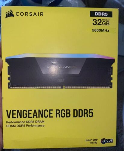 Corsair Vengeance RGB 32GB DDR5 RAM Memory – CMH32GX5M2B5600C40K