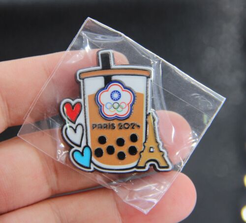 2024 Paris Olympic Pin Sponsor Pins, SalesForce Dated Gymnastics/ Break Logos