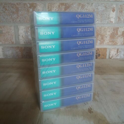 Sony QG112M Computer Grade 8mm D8 5.0 GB Data Storage Cartridges Lot of 8 NEW