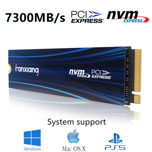 Fanxiang 2TB M.2 SSD PS5 NVMe PCIe 4.0 SSD Hard Drive 7300MB/s Solid State Drive