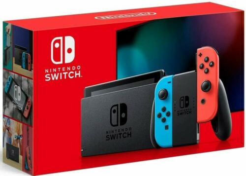 Nintendo Switch + Neon Joy Cons 32GB Gaming Console +FREE 2-Day Shipping