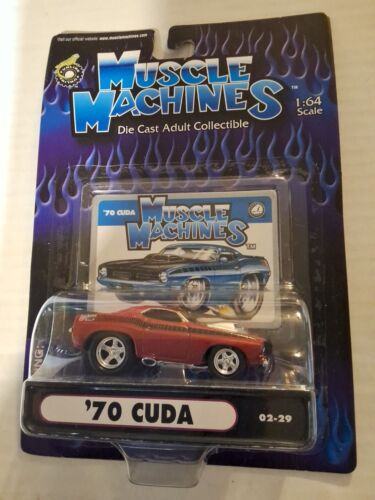 2002 Funline Muscle Machines ‘70 Plymouth AAR Cuda Barracuda Hemi Green 1:64