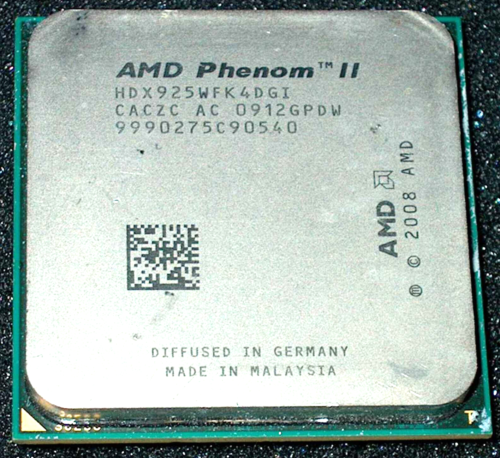 AMD Phenom II X 4 2.8GHz 95 WATT 925 Quad-Core Processor, HDX925WFK4DGI, AM3, US