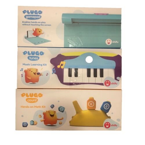 PlayShifu Plugo STEM Augmented Reality Kits Gamepad,Music,Count New OpenBox