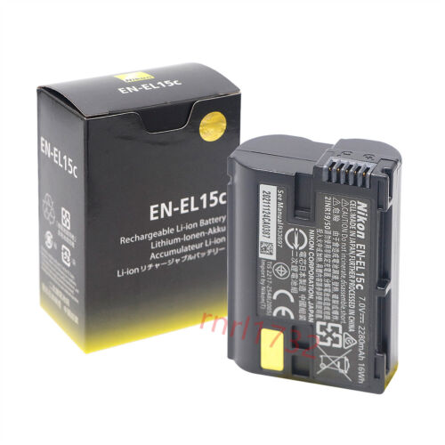 NEW EN-EL15c Battery for Nikon Z5 Z6 Z6II Z7 II D850 D810 D750 Camera MH-25a