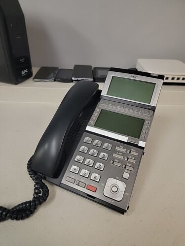 NEC DLV(XD)Z-Y(BK) IP3NA-8LTXH TEL Business Office Phone System