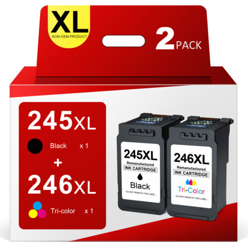 PG-245XL CL-246XL Ink Cartridge for Canon PIXMA MG2522 MG2520 TS3122 MX490 MX492