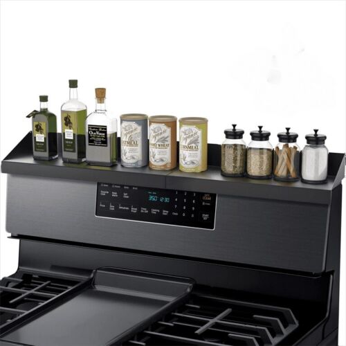 30″ Magnetic Stove Top Shelf, Over Stove Spice Rack Storage