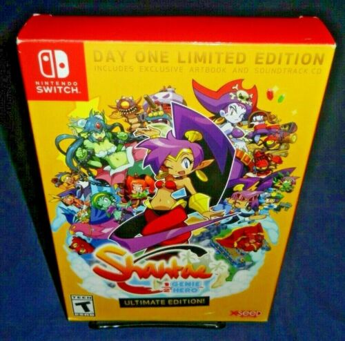 Nintendo Switch; Shantae 1/2-Genie Hero Ult Day 1 Lmt Ed, w/Art Book, Music CD +