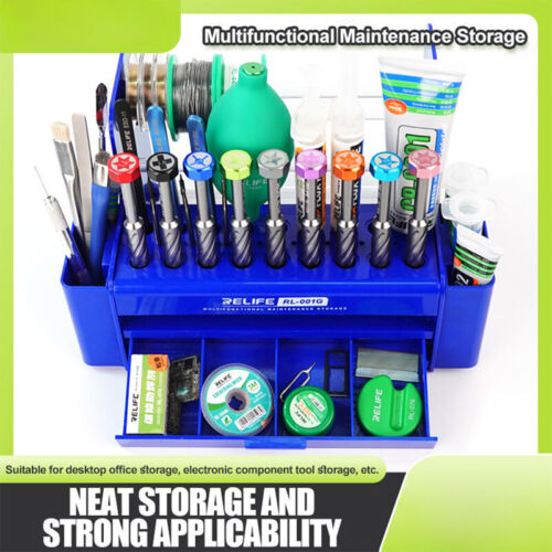 Multifunctional Maintenance Storage Box Electronic Component Screwdriver Tweezer