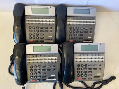 NEC Electra Elite IPK B64-U30 KSU Phone System 4 Card And 4 phones DTH-16d-2