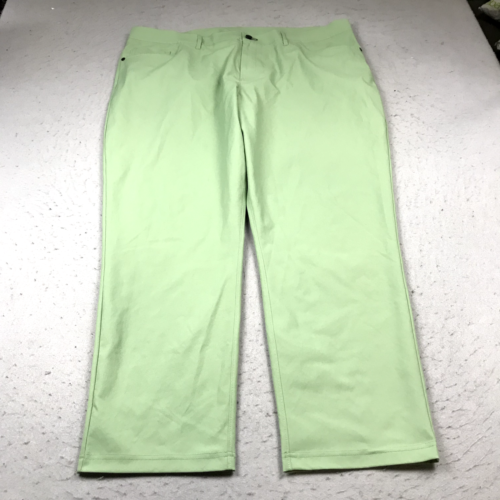 Public Rec Pants Mens 44×30 Green Workday Pant Casual Chino Polyester Solid