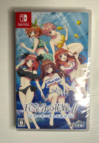 The Quintessential Quintuplets Nintendo Switch BRAND NEW Japan Import US SELLER