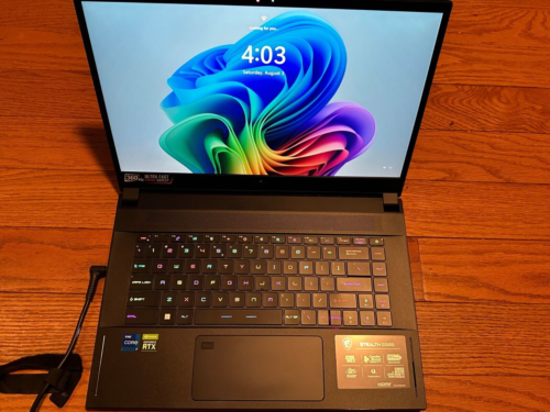 MSI GS66-12UGS Laptop: MINT -Intel 12700H RTX-3070ti-4TB SSD-64GB-DDR5 360HZ