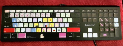 LogicKeyboard Adobe Premiere Pro CC American English Nero Slim Line PC Keyboard,