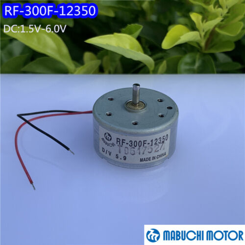 MITSUMI RF-500TB DC 6V-12V 5100RPM Mini 30mm Diameter Round Spindle Mute Motor