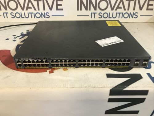 Cisco WS-C2960X-48FPS-L PoE LAN Base Switch