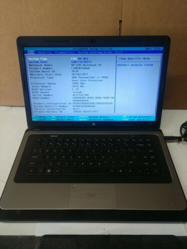 HP 635 15.6” Notebook (AMD Phenom P650 2.6GHz 3GB 320GB HDD NO OS