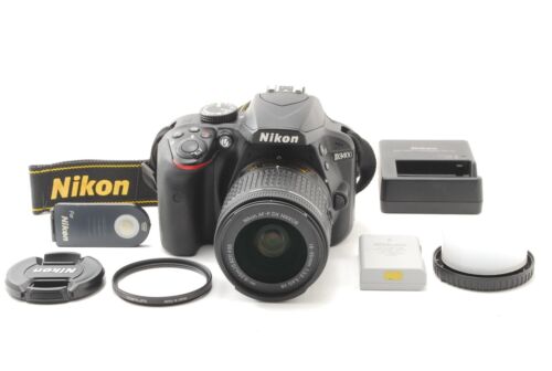 【MINT- S/C 17930】Nikon D3400 24.2MP DSLR Camera 18-55mm f/3.5-5.6 Lens JAPAN