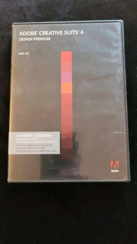 Adobe Creative Suite 4 Design Premium DVD 2008 for MAC Student w/Serial Number