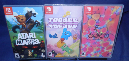 Switch, NEW; Atari Mania, Toodee and Topdee, PixelJunk Eden 2, Limited Run