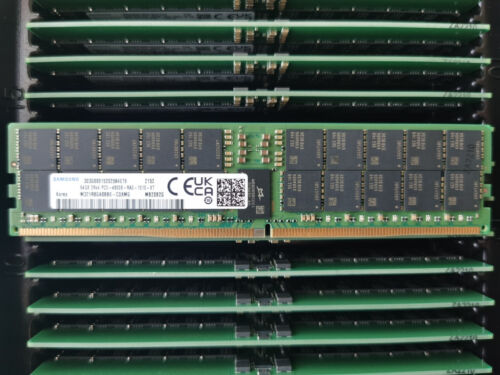 64GB SamSung 2RX4 PC5-4800B DDR5 ECC RDIMM M321R8GA0BB0 Server Memory RAM