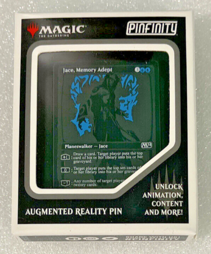 Magic the Gathering Augmented Reality Pin Jace Memory Adept #003 NEW MTG